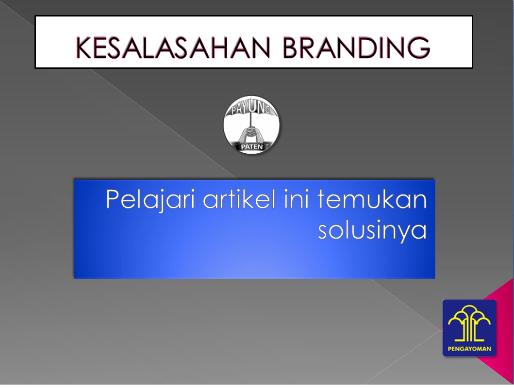 Kesalahan pemohon saat mengajukan daftar merek